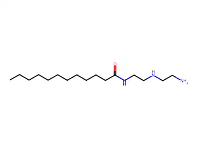 N-(2-((2-aminoethyl)amino)ethyl)dodecanamide structure