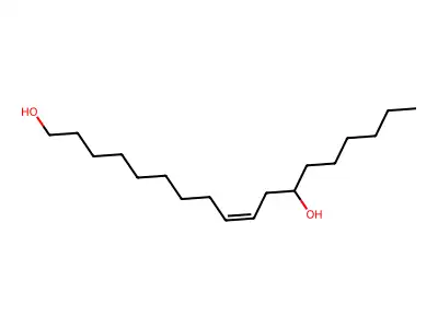 (Z)-9-Octadecene-1,12-diol structure