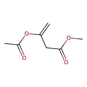3-(乙酰氧基)-3-丁烯酸甲酯 structure