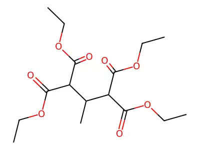 Tetraethyl 2-methylpropane-1,1,3,3-tetracarboxylate structure
