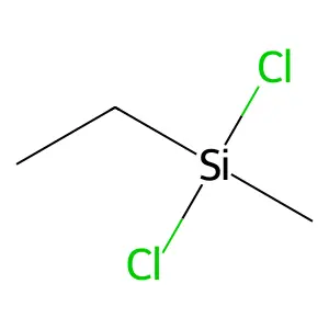 Methylethyldichlorosilane structure