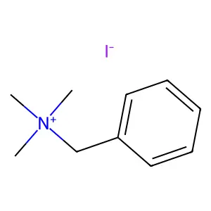 苄基三甲基碘化铵 structure