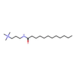 3-Dodecanamido-N,N,N-trimethylpropan-1-aminium structure