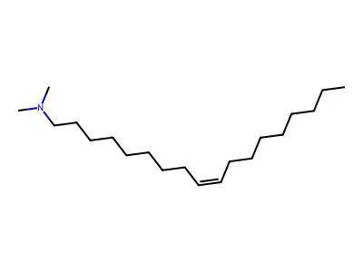 Oleyldimethylamine structure