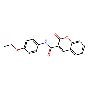 N-(4-ethoxyphenyl)-2-oxo-2H-chromene-3-carboxamide structure