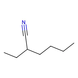 2-Ethylhexanenitrile structure
