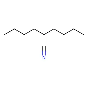 2-Butylhexanenitrile structure