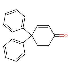 2-Cyclohexen-1-one, 4,4-diphenyl- structure