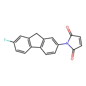 1-(7-Fluoro-9h-fluoren-2-yl)-1h-pyrrole-2,5-dione structure
