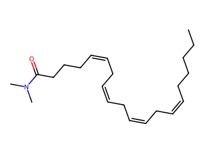 N,N-dimethyl arachidonoyl amine structure