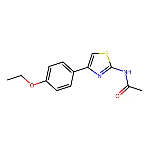 N-[4-(4-乙氧基苯基)-1,3-噻唑-2-基]乙酰胺 structure
