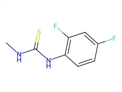 1-(2,4-Difluorophenyl)-3-methylthiourea structure