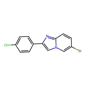 6-Bromo-2-(4-chlorophenyl)imidazo[1,2-a]pyridine structure