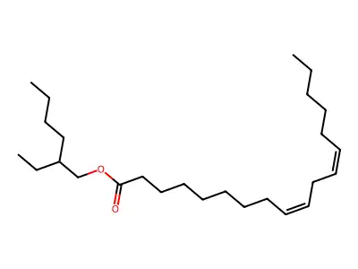 2-Ethylhexyl octadeca-9,12-dienoate structure