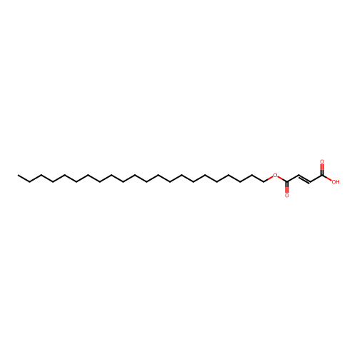 Docosyl hydrogen fumarate structure