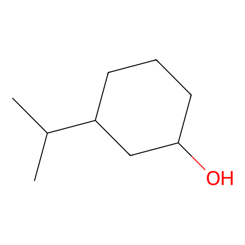 3-Isopropylcyclohexanol structure