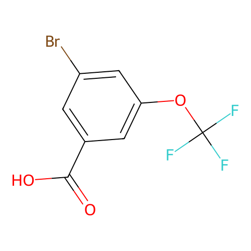 3-Bromo-5-(trifluoromethoxy)benzoic acid structure