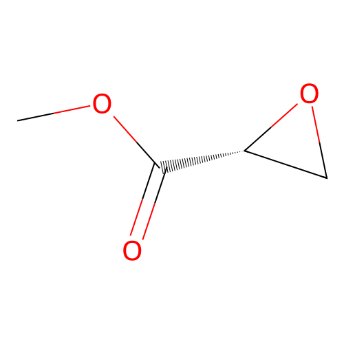 Methyl (2R)-2-oxiranecarboxylate structure