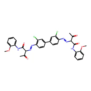 Pigment Yellow 17 structure