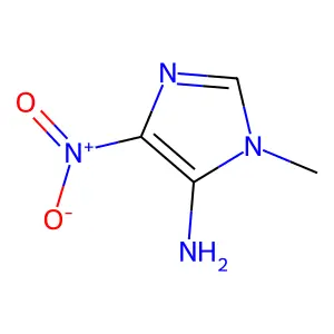 1-甲基-4-硝基-1H-咪唑-5-胺 structure