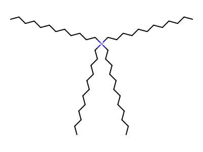 1-Dodecanaminium, N,N,N-tridodecyl- structure