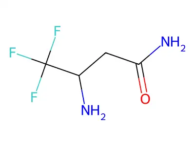 3-Amino-4,4,4-trifluorobutanamide structure