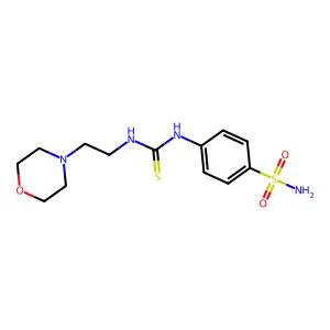 1-(2-Morpholin-4-ylethyl)-3-(4-sulfamoylphenyl)thiourea structure