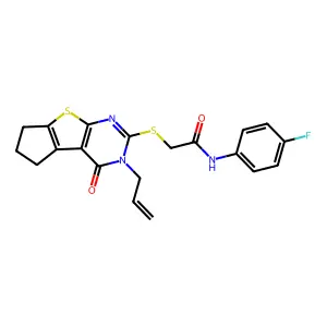C20H18FN3O2S2 structure