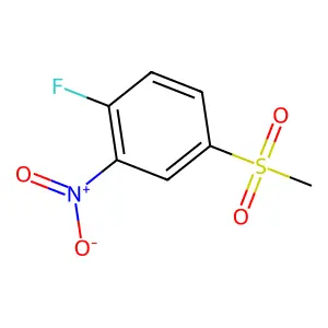1-Fluoro-4-methanesulfonyl-2-nitrobenzene structure