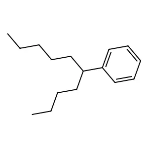 Benzene, (1-butylhexyl)- structure
