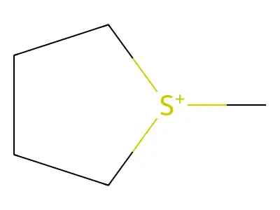 Thiophenium, tetrahydro-1-methyl- structure
