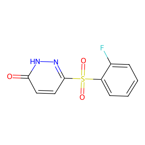 6-(2-Fluoro-benzenesulfonyl)-2H-pyridazin-3-one structure