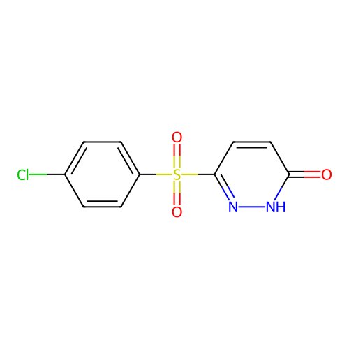 6-[(4-Chlorophenyl)sulfonyl]-3-pyridazinol structure