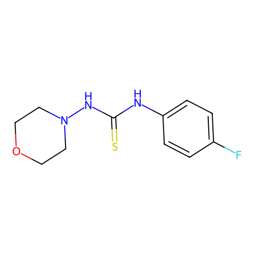 1-(4-Fluorophenyl)-3-morpholin-4-ylthiourea structure