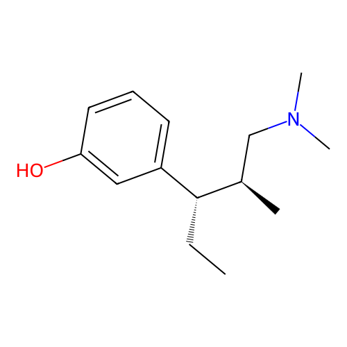 Tapentadol enantiomer structure