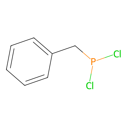 Benzyldichlorophosphine structure