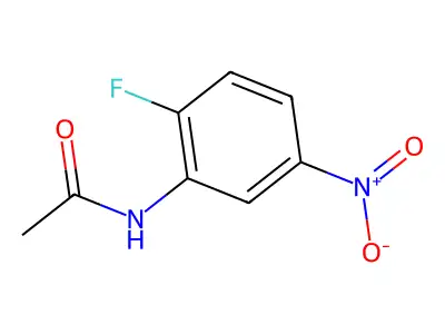 N-(2-Fluoro-5-nitrophenyl)acetamide structure