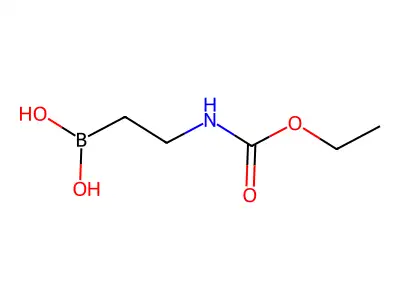 2-(Ethoxycarbonylamino)ethylboronic acid structure