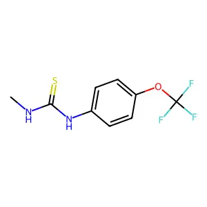1-Methyl-3-[4-(trifluoromethoxy)phenyl]thiourea structure