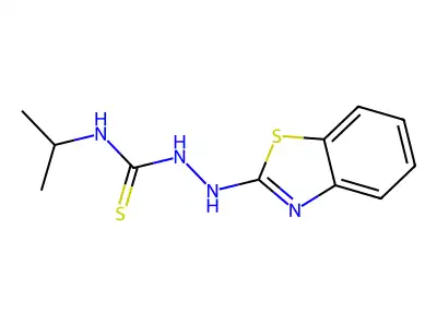 1-(1,3-Benzothiazol-2-ylamino)-3-propan-2-ylthiourea structure
