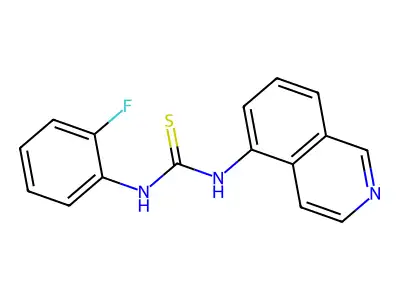3-(2-Fluorophenyl)-1-(isoquinolin-5-yl)thiourea structure