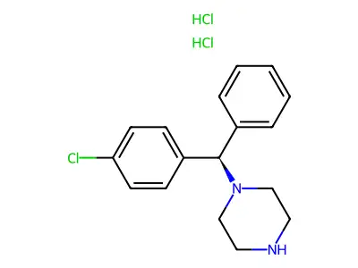 Norchlorcyclizine dihydrochloride structure