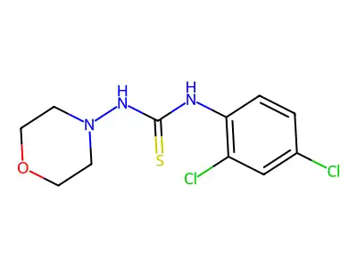 1-(2,4-Dichlorophenyl)-3-morpholin-4-ylthiourea structure