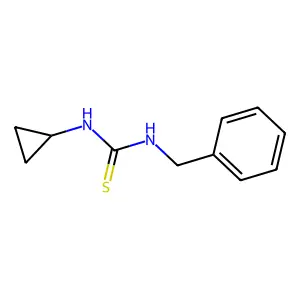 1-Benzyl-3-cyclopropylthiourea structure