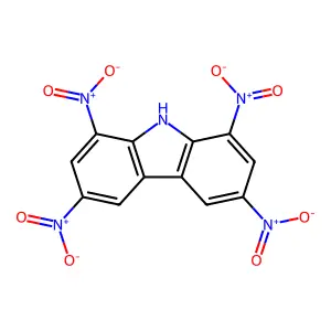 9H-Carbazole, 1,3,6,8-tetranitro- structure