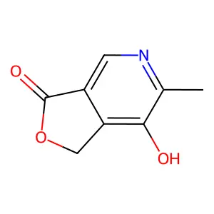 7-hydroxy-6-methylfuro(3,4-c)pyridin-3(1H)-one structure