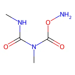 N,O-Di(methylcarbamoyl)hydroxylamine structure