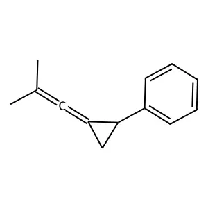 Benzene, (2-(2-methyl-1-propenylidene)cyclopropyl)- structure