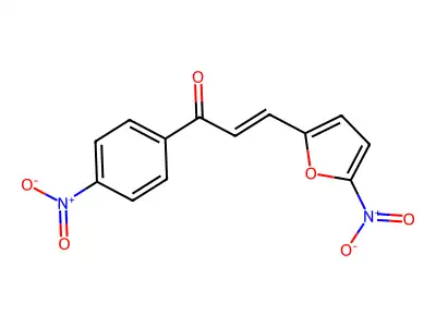 3-(5-Nitrofuran-2-yl)-1-(4-nitrophenyl)prop-2-en-1-one structure