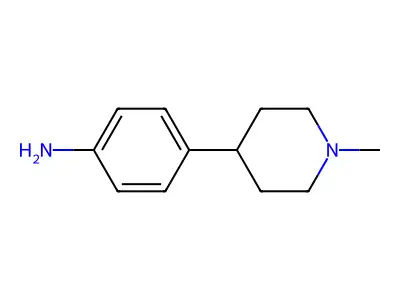 4-(4-Methylpiperidin-1-yl)aniline structure